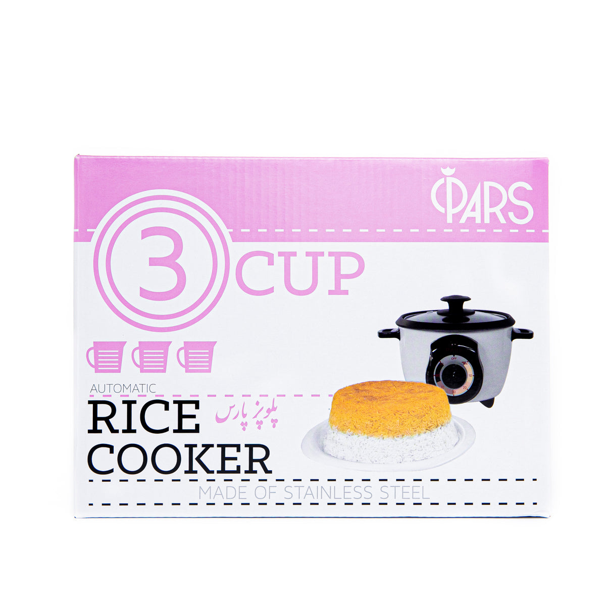 Pars 3 Cup Rice Cooker nadertrading